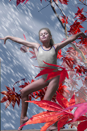 Savannah Rodriguez GymnasticsPhoto Beam 6 blended top name leaves