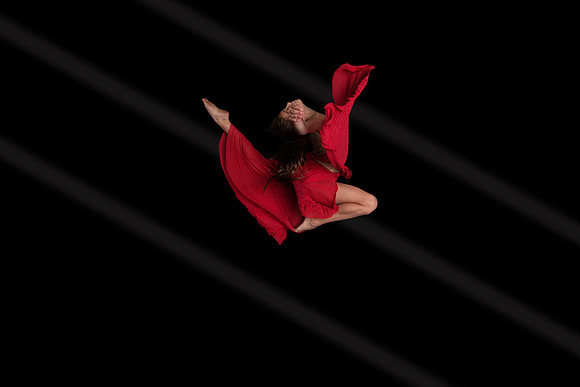 Gabbi Flour Leap - Chris Aldous Photography