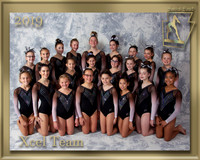 Xcel Team 2019 Team Photo gold border