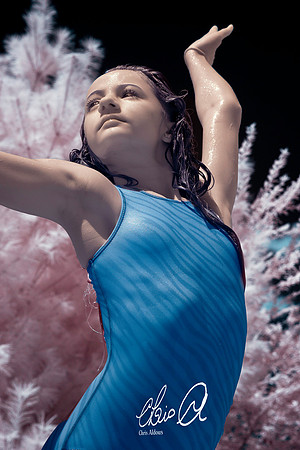 Maggie Ayres - infrared dance  - Chris Aldous Photography