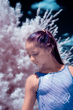 Maggie Ayres - infrared dripping - Chris Aldous Photography