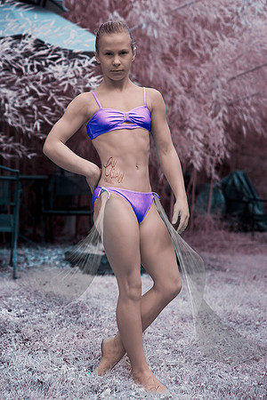 Brynn Neidigh Muscles - Infrared1b - Chris Aldous Photography