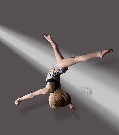 Katie Bond - Snoflake Flip - Gymnastics Photo