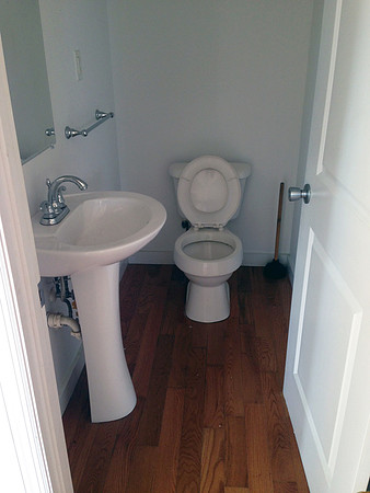 Half bath off kitchen